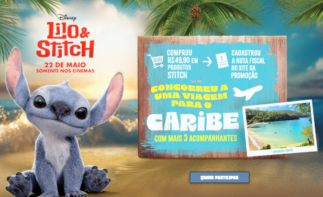 Promoção Stitch Disney