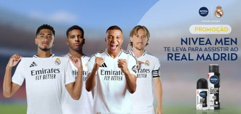 Promoção Nivea Men Te Leva para Assistir ao Real Madrid