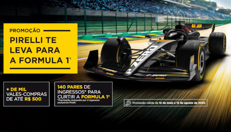 Promoção Pirelli Te Leva Para Fórmula 1 2025