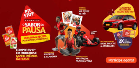Promoção O Sabor da Pausa PitStop 2025