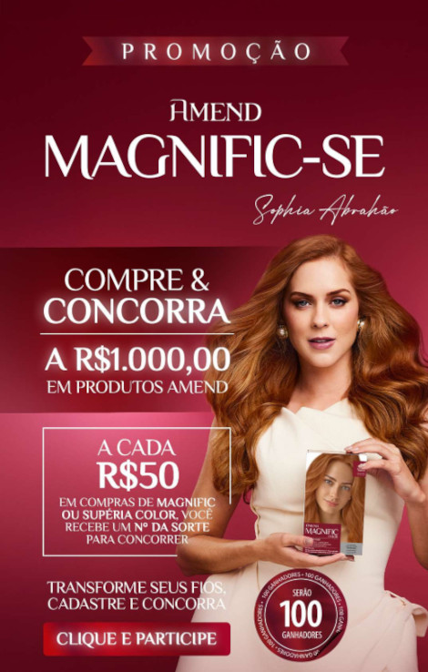 Promoção Amend Magnific-se 2025