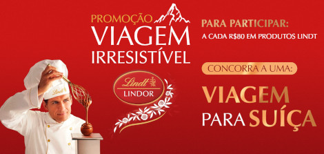 Promoção Lindt Viagem Irresistível 2025