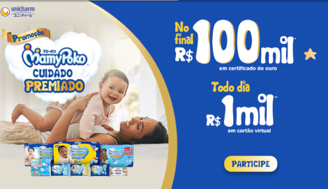Promoção Mamypoko Cuidado Premiado 2025
