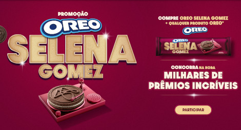 Promoção Oreo Selena Gomez 2025