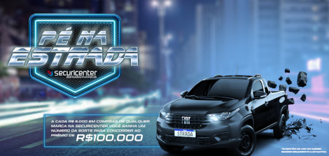 Promoção Pé na Estrada Securicenter Positivo 2025