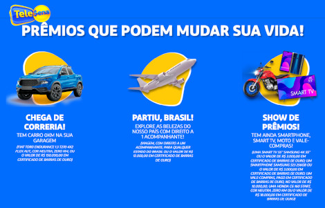 Promoção Painel do X Pelo Brasil - Tele Sena São João 2025