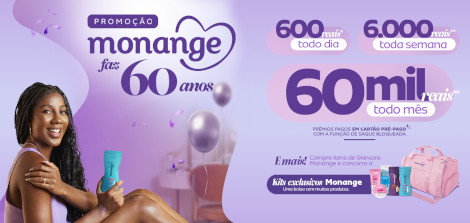 Promoção Monange Faz 60 Anos