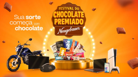 Promoção Festival do Chocolate Premiado Neugebauer 2025