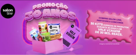 Promoção 30 Anos Salon Line 2025