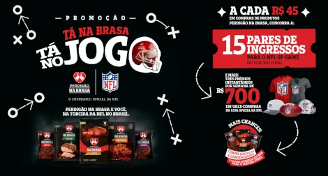 Promoção Tá na Brasa Tá no Jogo Perdigão 2025