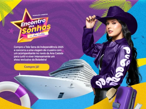 Promoção Tele Sena Encontro dos Sonhos com Ana Castela