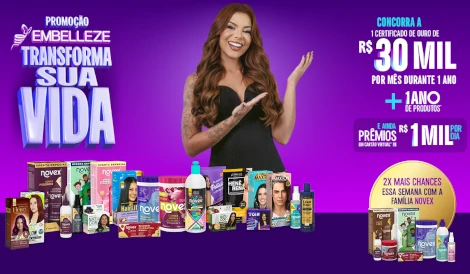Promoção Embelleze Transforma Sua Vida