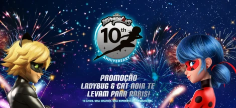 Promoção Ladybug & Cat Noir Te Levam Para Paris