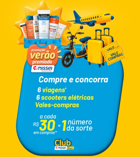 Promoção Farmácias Nissei Verão Premiado