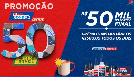 Promoção Super Bonder 50 Anos