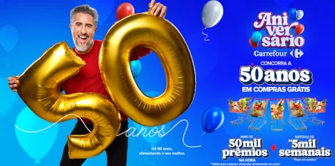 Promoção Carrefour Aniversário 50 Anos 