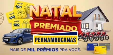 Promoção Natal Premiado Pernambucanas 2025