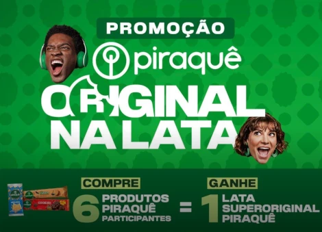 Promoção Piraquê Original na Lata