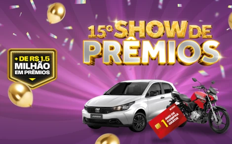Promoção Shibata Show de Prêmios 2025