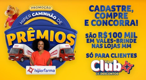 Promoção Hiper Caminhão de Prêmios Rede Hiperfarma 2025