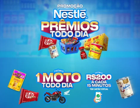 Promoção Nestlé Prêmios Todo Dia 2025
