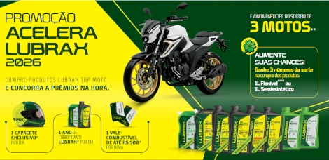 Promoção Acelera Lubrax 2026
