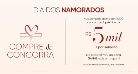Promoção Dia dos Namorados Morana 2026