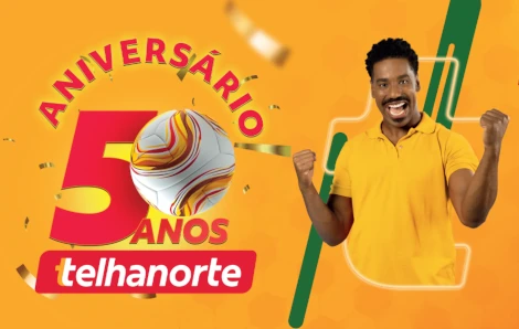 Promoção Aniversário 50 Anos Telhanorte 2026