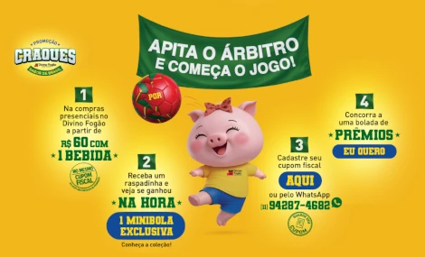 Promoção Craques Divino Fogão Sabor de Brasil 2026