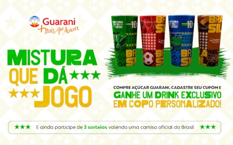 Promoção Mistura que Dá Jogo Açúcar Guarani 2026