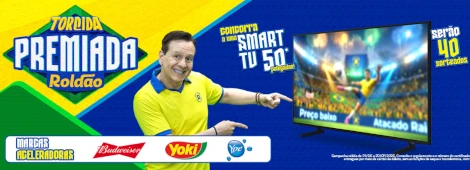 Promoção Torcida Premiada Roldão 2026