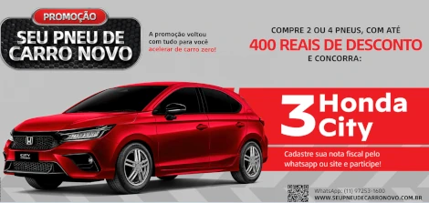 Promoção Seu Pneu de Carro Novo Bridgestone 2026