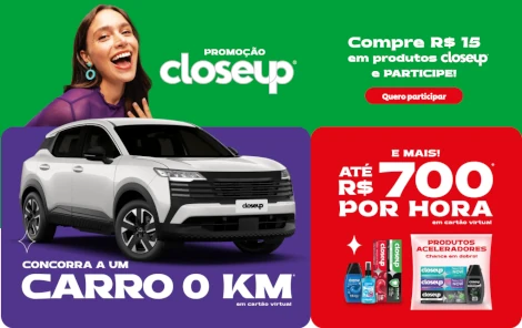 Promoção Closeup 2026