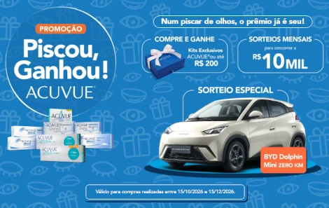 Promoção Acuvue Piscou, Ganhou!