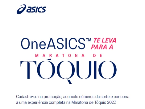 Promoção OneASICS te leva para a Maratona de Tóquio