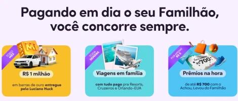 Promoção Familhão Milhões de Boas Notícias 8ª Edição