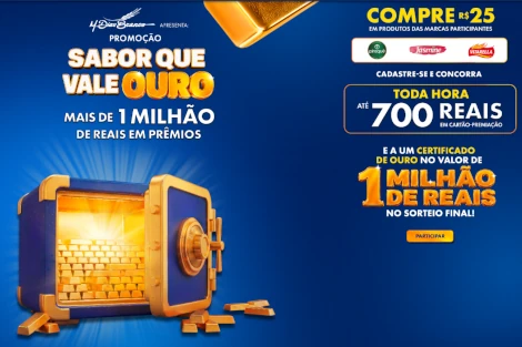 Promoção Sabor que Vale Ouro