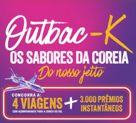 Promoção Outback Coréia