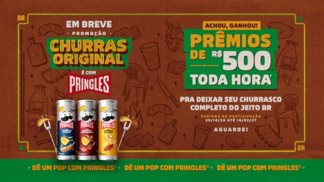 Promoção Churras Original é com Pringles