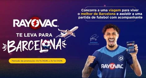 Promoção Rayovac te Leva para Barcelona