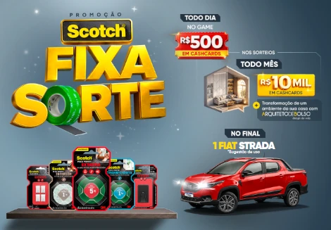 Promoção Scotch Fixa Sorte